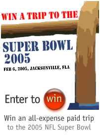 Win a trip to the 2005 Super Bowl!